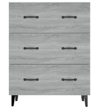 Sideboard Grau Sonoma 69,5x34x90 cm Holzwerkstoff