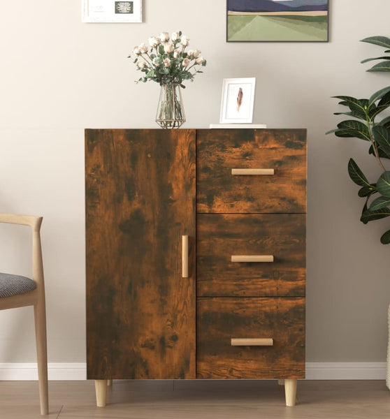 Sideboard Räuchereiche 69,5x34x90 cm Holzwerkstoff