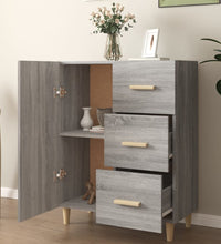 Sideboard Grau Sonoma 69,5x34x90 cm Holzwerkstoff