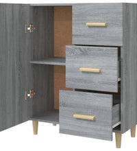 Sideboard Grau Sonoma 69,5x34x90 cm Holzwerkstoff