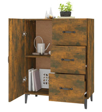Sideboard Räuchereiche 69,5x34x90 cm Holzwerkstoff