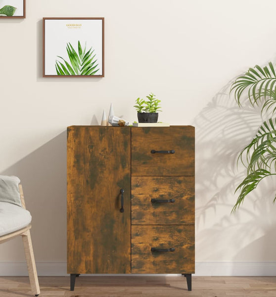 Sideboard Räuchereiche 69,5x34x90 cm Holzwerkstoff