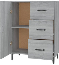 Sideboard Grau Sonoma 69,5x34x90 cm Holzwerkstoff