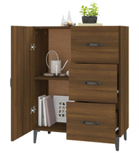 Sideboard Braun Eichen-Optik 69,5x34x90 cm Holzwerkstoff