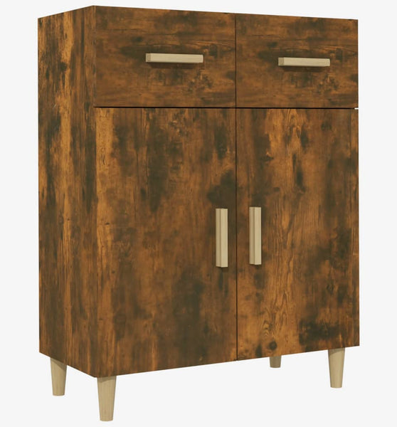 Sideboard Räuchereiche 69,5x34x89 cm Holzwerkstoff