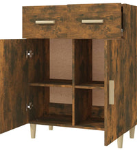 Sideboard Räuchereiche 69,5x34x89 cm Holzwerkstoff
