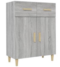 Sideboard Grau Sonoma 69,5x34x89 cm Holzwerkstoff