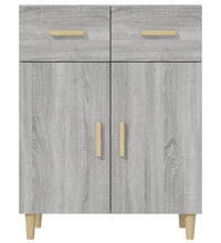 Sideboard Grau Sonoma 69,5x34x89 cm Holzwerkstoff