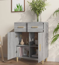 Sideboard Grau Sonoma 69,5x34x89 cm Holzwerkstoff