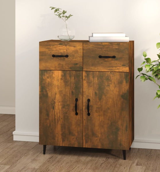 Sideboard Räuchereiche 69,5x34x90 cm Holzwerkstoff