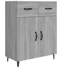 Sideboard Grau Sonoma 69,5x34x90 cm Holzwerkstoff