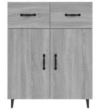 Sideboard Grau Sonoma 69,5x34x90 cm Holzwerkstoff