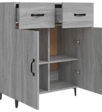 Sideboard Grau Sonoma 69,5x34x90 cm Holzwerkstoff