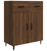 Sideboard Braun Eichen-Optik 69,5x34x90 cm Holzwerkstoff