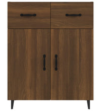 Sideboard Braun Eichen-Optik 69,5x34x90 cm Holzwerkstoff