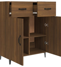 Sideboard Braun Eichen-Optik 69,5x34x90 cm Holzwerkstoff