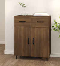 Sideboard Braun Eichen-Optik 69,5x34x90 cm Holzwerkstoff