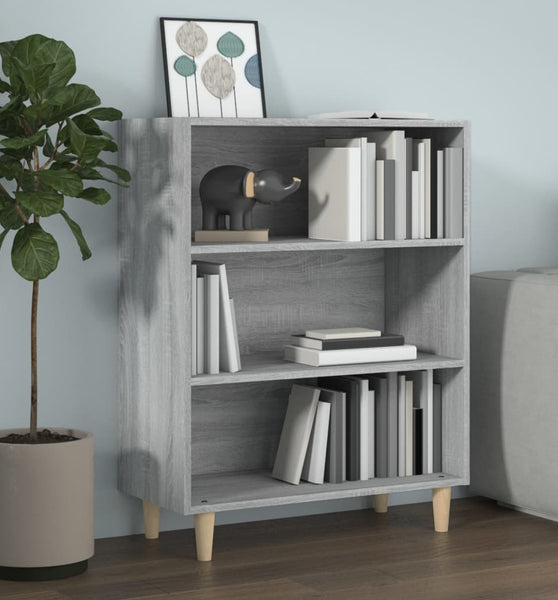 Sideboard Grau Sonoma 69,5x32,5x90 cm Holzwerkstoff