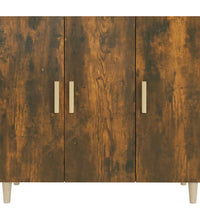 Sideboard Räuchereiche 90x34x80 cm Holzwerkstoff