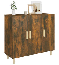 Sideboard Räuchereiche 90x34x80 cm Holzwerkstoff