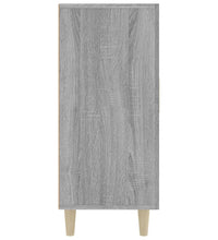 Sideboard Grau Sonoma 90x34x80 cm Holzwerkstoff