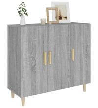 Sideboard Grau Sonoma 90x34x80 cm Holzwerkstoff