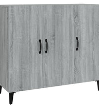 Sideboard Grau Sonoma 90x34x80 cm Holzwerkstoff