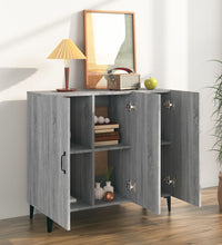 Sideboard Grau Sonoma 90x34x80 cm Holzwerkstoff