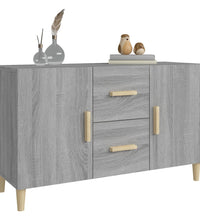 Sideboard Grau Sonoma 100x36x60 cm Holzwerkstoff