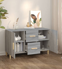 Sideboard Grau Sonoma 100x36x60 cm Holzwerkstoff