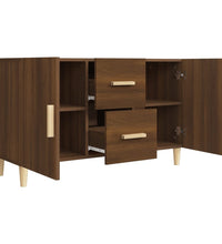 Sideboard Braun Eichen-Optik 100x36x60 cm Holzwerkstoff