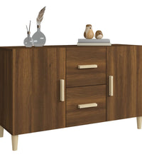 Sideboard Braun Eichen-Optik 100x36x60 cm Holzwerkstoff