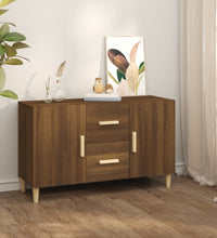 Sideboard Braun Eichen-Optik 100x36x60 cm Holzwerkstoff