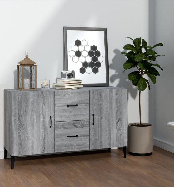 Sideboard Grau Sonoma 100x36x60 cm Holzwerkstoff