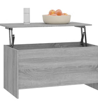 Couchtisch Grau Sonoma 102x55,5x52,5 cm Holzwerkstoff