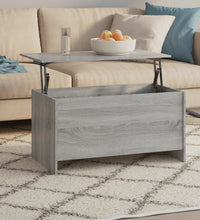 Couchtisch Grau Sonoma 102x55,5x52,5 cm Holzwerkstoff