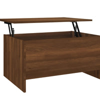 Couchtisch Braun Eichen-Optik 80x55,5x41,5 cm Holzwerkstoff