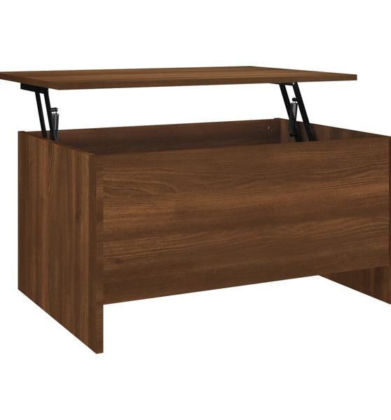 Couchtisch Braun Eichen-Optik 80x55,5x41,5 cm Holzwerkstoff