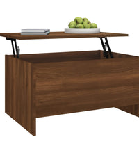 Couchtisch Braun Eichen-Optik 80x55,5x41,5 cm Holzwerkstoff