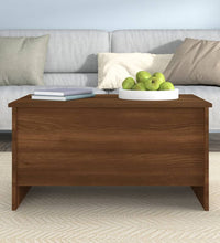 Couchtisch Braun Eichen-Optik 80x55,5x41,5 cm Holzwerkstoff