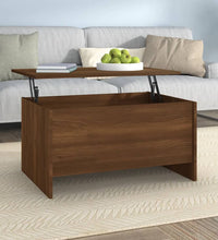 Couchtisch Braun Eichen-Optik 80x55,5x41,5 cm Holzwerkstoff
