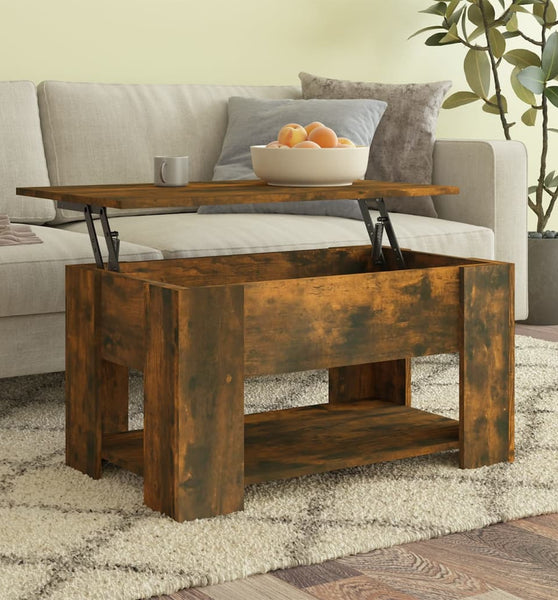 Couchtisch Räuchereiche 79x49x41 cm Holzwerkstoff