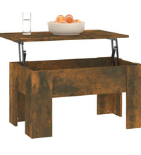 Couchtisch Räuchereiche 79x49x41 cm Holzwerkstoff