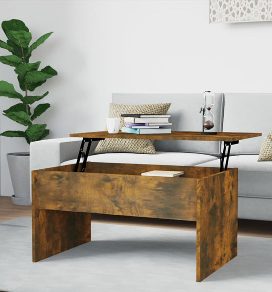 Couchtisch Räuchereiche 80x50,5x41,5 cm Holzwerkstoff