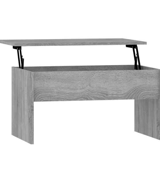 Couchtisch Grau Sonoma 80x50,5x41,5 cm Holzwerkstoff