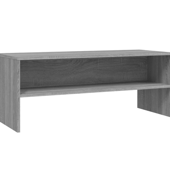 TV-Schrank Grau Sonoma 100x40x40 cm Holzwerkstoff