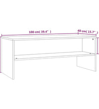 TV-Schrank Grau Sonoma 100x40x40 cm Holzwerkstoff