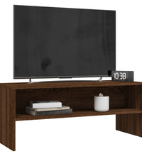 TV-Schrank Braun Eichen-Optik 100x40x40 cm Holzwerkstoff