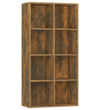 Bücherregal/Sideboard Räuchereiche 66×30×130 cm Holzwerkstoff