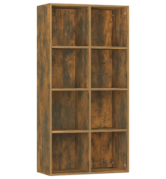 Bücherregal/Sideboard Räuchereiche 66×30×130 cm Holzwerkstoff
